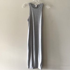 Light Gray Sleeveless Midi Dress | Forever 21 | Size Small